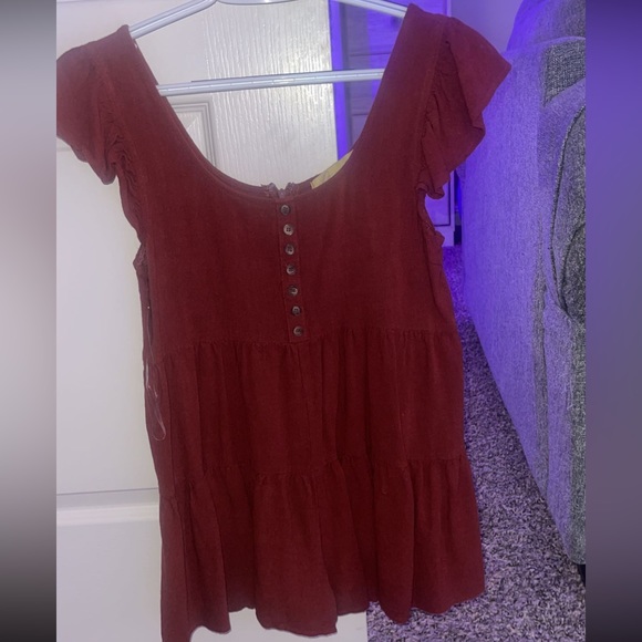 Small burnt orange romper dress - Picture 1 of 1